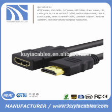 Câble HDMI 5FT noir Câble extensible M à femelle F